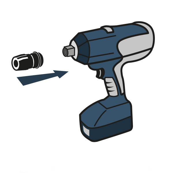 VersaDrive® 3/8" Heavy Duty Quick Change Impact Wrench Adapter (111120)