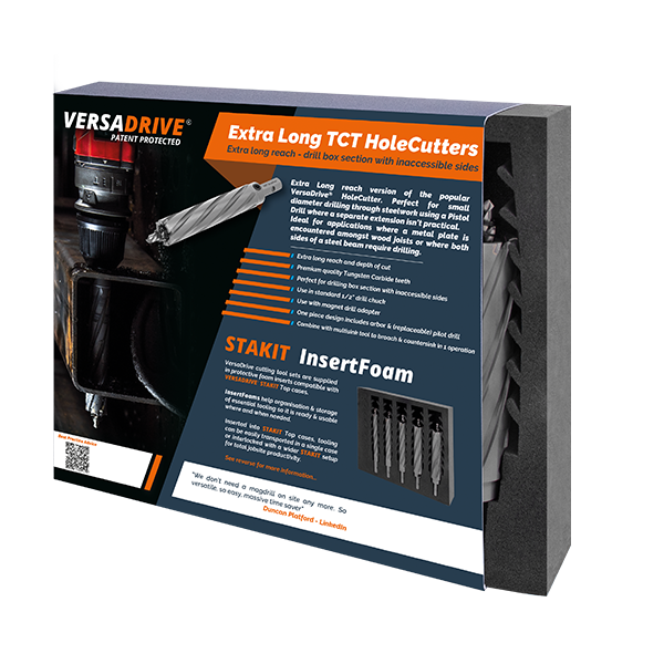 VersaDrive® Extralong TCT HoleCutters - 100mm Deep (101035)