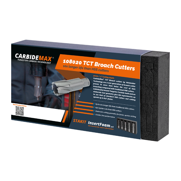 CarbideMax® 55 TCT Broach Cutter Rivet Removal Kit (108020-SET3)