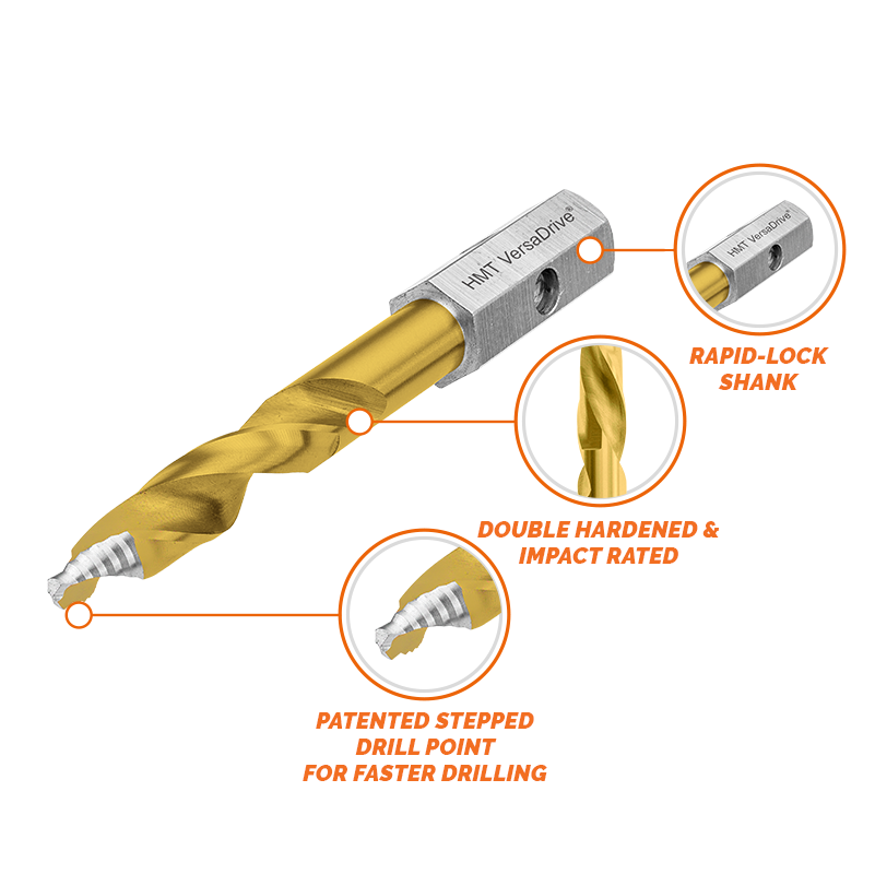 VersaDrive® TurboTip Impact Drill Bits - Inch sizes (209016)