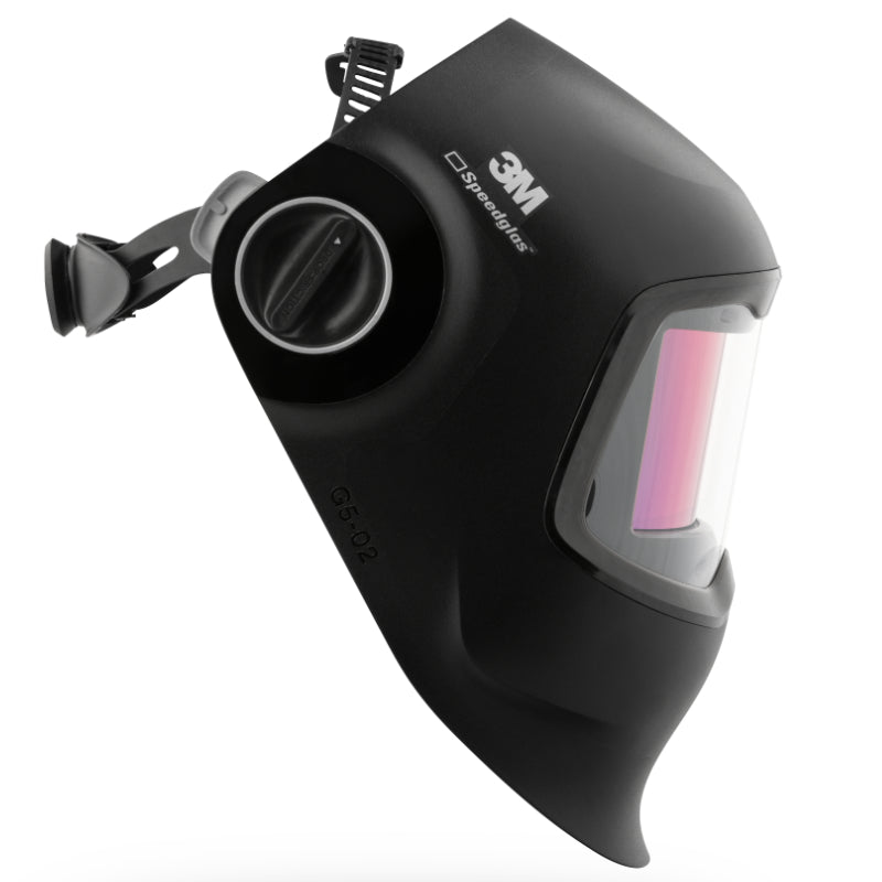 3M™ Speedglas™ Welding Helmet G5-02 with Curved Welding Filter, Headband, Cleaning Wipe & Bag