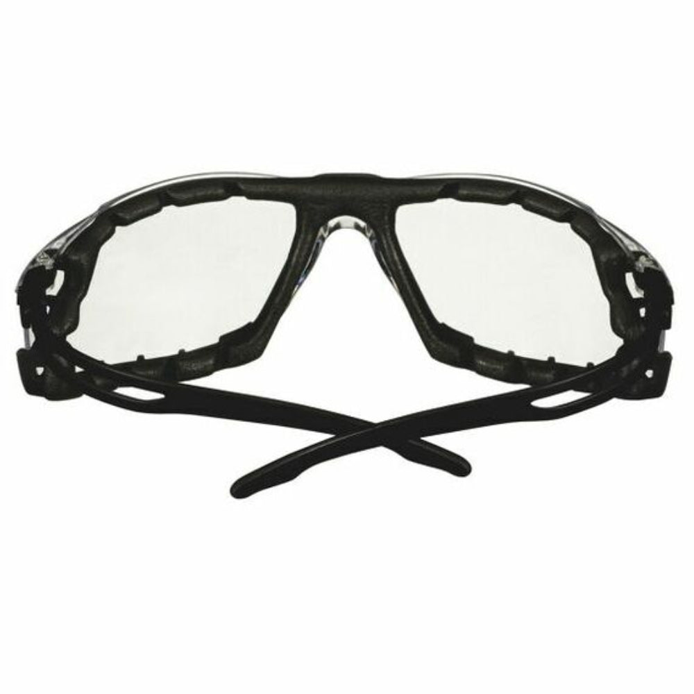 3M™ SecureFit™ SF501BLK-FM Scotchguard Anti-Fog, Anti-Scratch, Clear Lens Safety Goggles & Foam