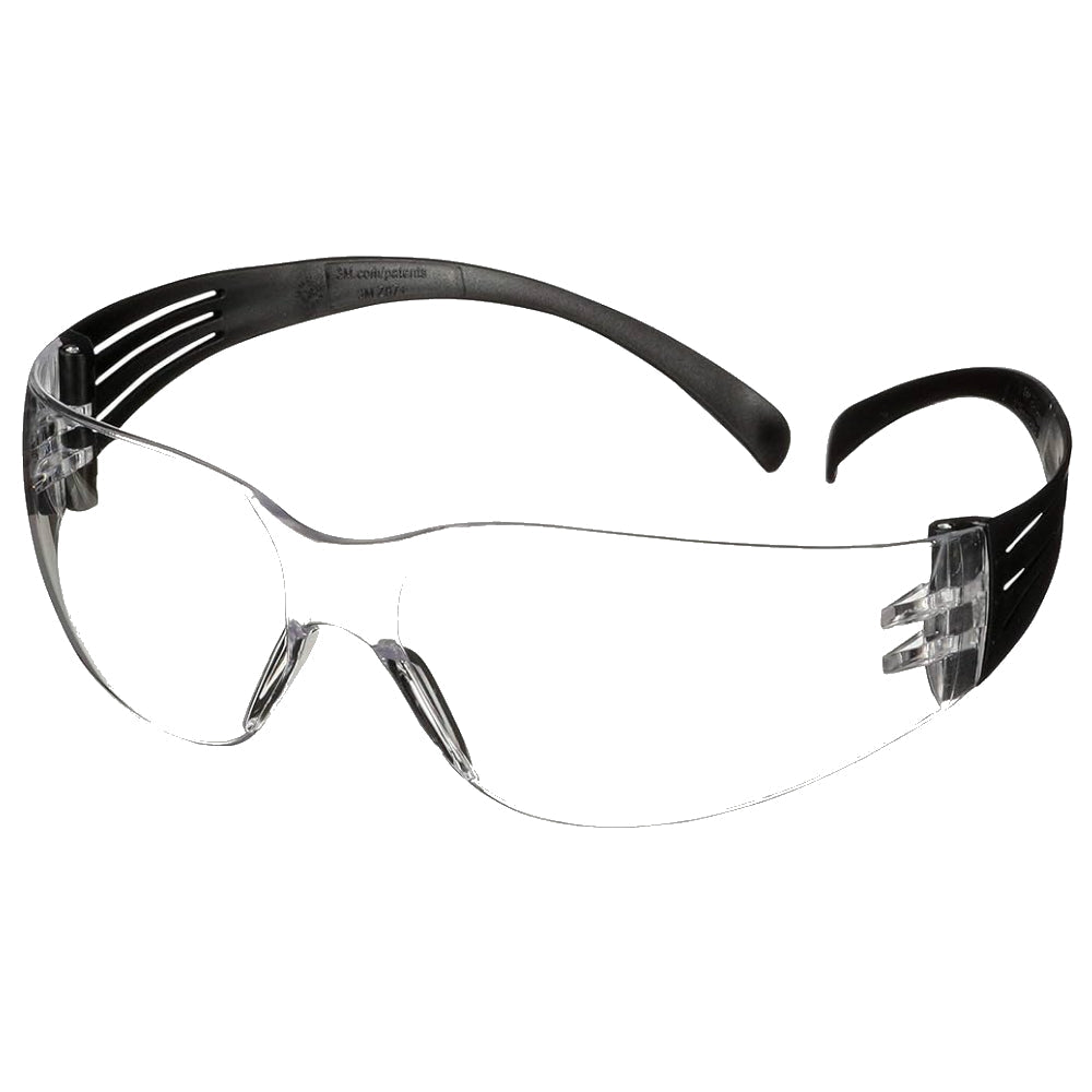 3M™ SecureFit™ SF101-BLK Anti-Fog Clear Lens Safety Goggles 5 Pack