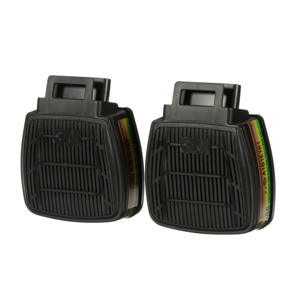 3M™ Secure Click™ ABEK1 Gas & Vapour Filter 4 Pairs