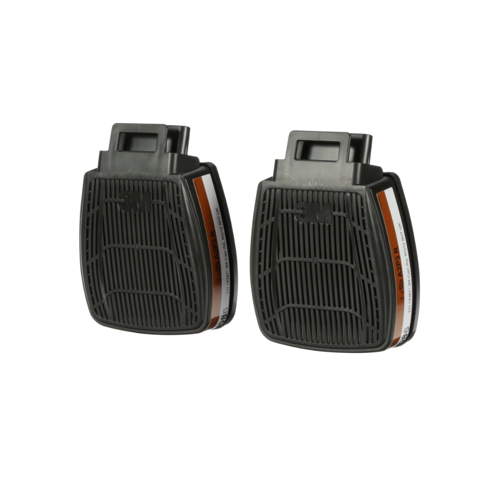 3M™ Secure Click™ A2P3 R Gas, Vapour and Particulate Combination Filters 4 Pairs