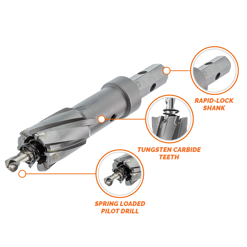VersaDrive® Extralong TCT HoleCutters - 100mm Deep (101035)